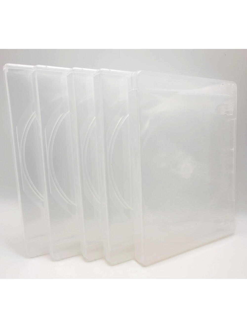 5x PS3 Game Cases Boxes Replacements - Clear - Brand New
